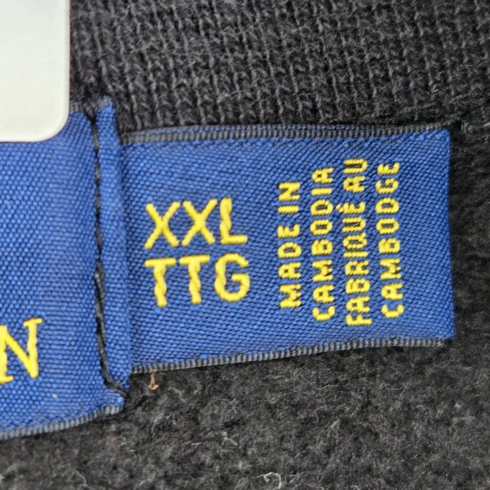 Polo Ralph Lauren Men Pants XXL Black Sweatpants 28